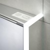 Sensio Ainsley 3 Door Chrome Mirrored Bathroom Cabinet with Lights &amp; Bluetooth 1200 x 700mm