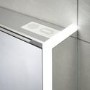Sensio Ainsley 3 Door Chrome Mirrored Bathroom Cabinet with Lights & Bluetooth Speaker 1200 x 700mm