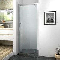 760 x 1850 Pivot Shower Door - 8mm Easy Clean Glass - Taylor & Moore 