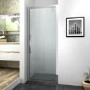 760 x 1850 Pivot Shower Door - 8mm Easy Clean Glass - Taylor & Moore 