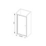 800 Pivot Shower Door - Universal Fit 6mm Glass - Taylor & Moore
