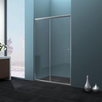 1000 Sliding Shower Door - Universal Fit 4mm Glass- Taylor & Moore 1000 Sliding Shower Door - Universal Fit 4mm Glass- Taylor & Moore