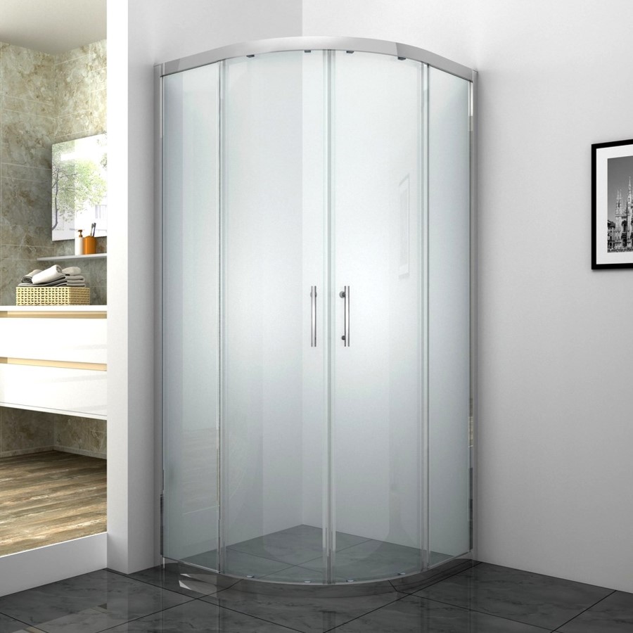 Quadrant Shower Enclosure with Twin Sliding Door - 1000 x 1000mm
