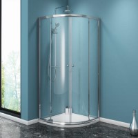 800 x 800 Quadrant Sliding Shower Enclosure - 4mm Glass - Taylor & Moore