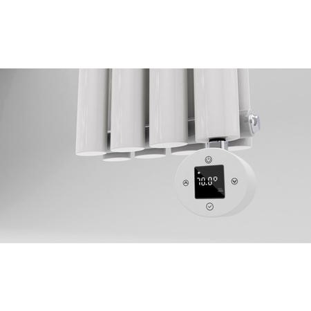 White electriQ 600W Thermostatic Wi-Fi Heating Element for Electric ...