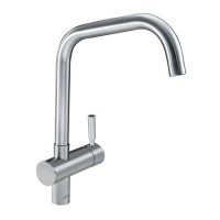 Smeg Brushed Steel Single Lever Mixer Kitchen Tap - Siena