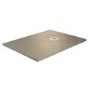 GRADE A1 - 1200x800mm Stone Resin Cream Slate Effect Rectangular Shower Tray with Grate - Siltei