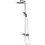 Cubic Square Shower with Thermostatic Valve & Slide Rail Kit