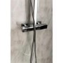 Cubic Square Shower with Thermostatic Valve & Slide Rail Kit