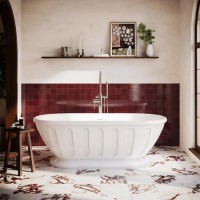 Freestanding Double Ended Roll Top Bath 1700 x 790mm - Somerton