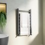 Gunmetal Grey Towel Radiator 800 x 500mm - Sonoran
