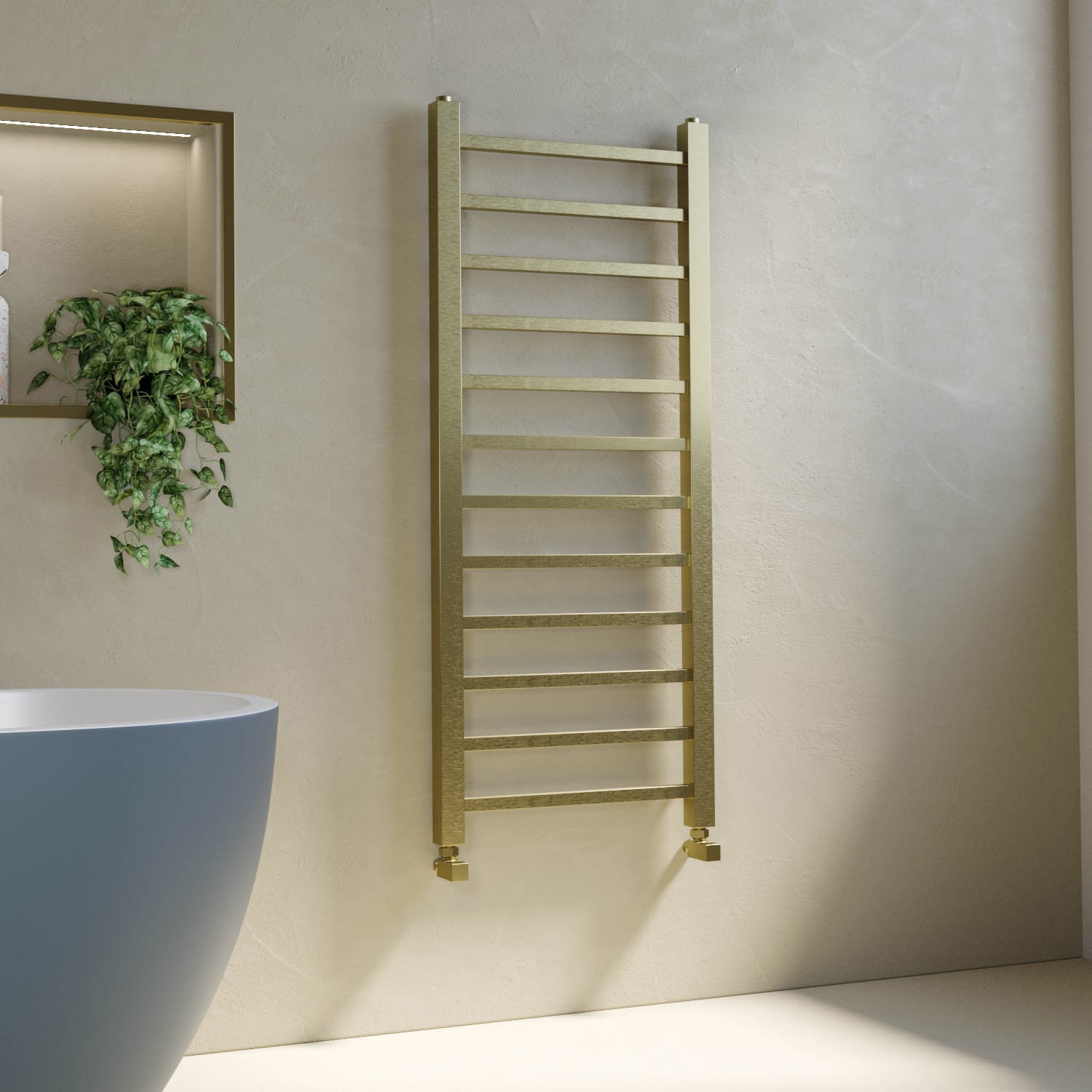 Sonoran Brass Towel Radiator 1200 X 500Mm