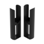 Sorrento Black Designer Radiator Feet -Suitable for Oval Double Panel Radiator