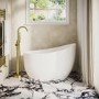 Freestanding Japanese Soaking Deep Slipper Bath With Seat 1200 x 730mm - Sosa
