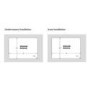 Rangemaster Spectra 1.5 Bowl Inset / Undermount Graphite Stainless Steel Kitchen Sink - Left Hand