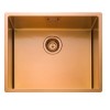 Single Bowl Copper Stainless Steel Kitchen Sink - Rangemaster Spectra