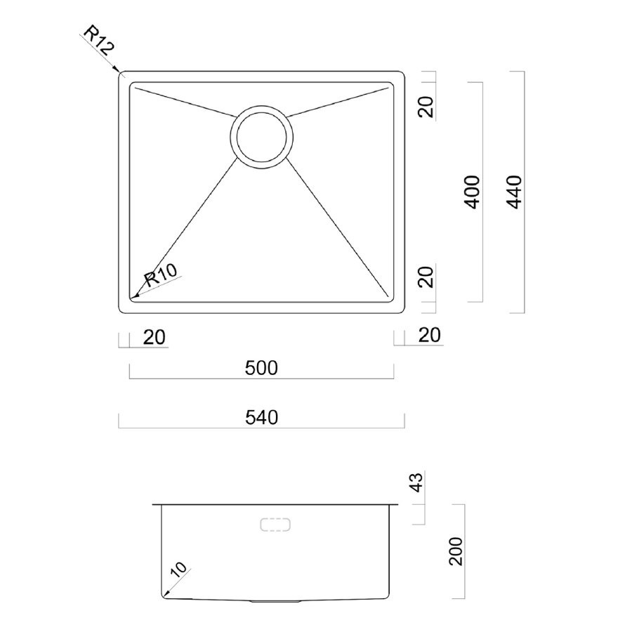 ALMOST PERFECT - SPECTRA 540*440 1.0B UND/INS PVD COPPER inc.WASTE
