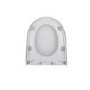 GRADE A1 - Cedar Wrap Around Style Soft Close Quick Release Toilet Seat