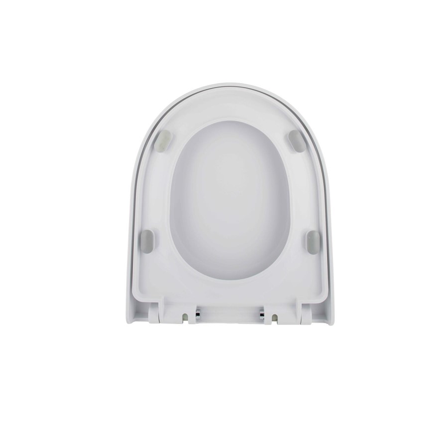 GRADE A1 - Cedar Wrap Around Style Soft Close Quick Release Toilet Seat