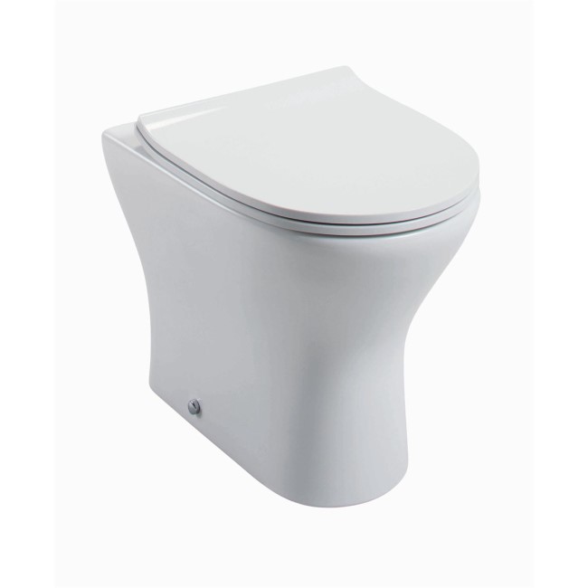 Cedar Back to Wall Toilet with Soft Close Seat