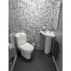 Cedar Back to Wall Toilet with Soft Close Seat