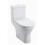 Cedar Close Coupled Toilet with Wrap Around Style Seat