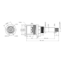Cold Flow Control Valve for Camden Taps – 22.6mm Diameter x 70.7mm Height