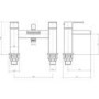 Aria Bath Shower Mixer Tap