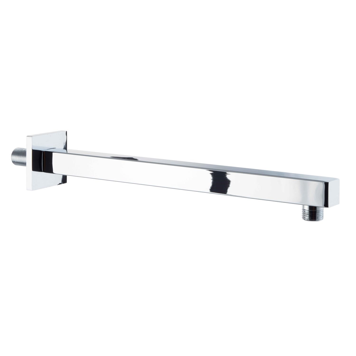 Satico 9 Inch Square Shower Arm – Wall Mount, Chrome Finish, Stainless Steel