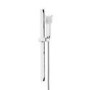 Chrome Flat Bar Style Shower & Slide Rail Kit