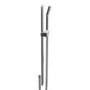 Chrome Flat Bar Style Shower & Slide Rail Kit