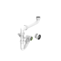 Space Saving Single Bowl Plumbing Kit- Essence Space Saving Single Bowl Plumbing Kit- Essence