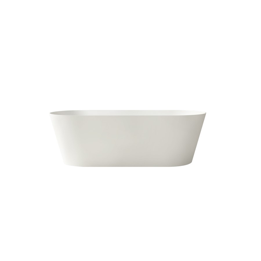 Freestanding Double Ended Stone Resin Solid Surface Bath 1650 x 750mm - Monaco