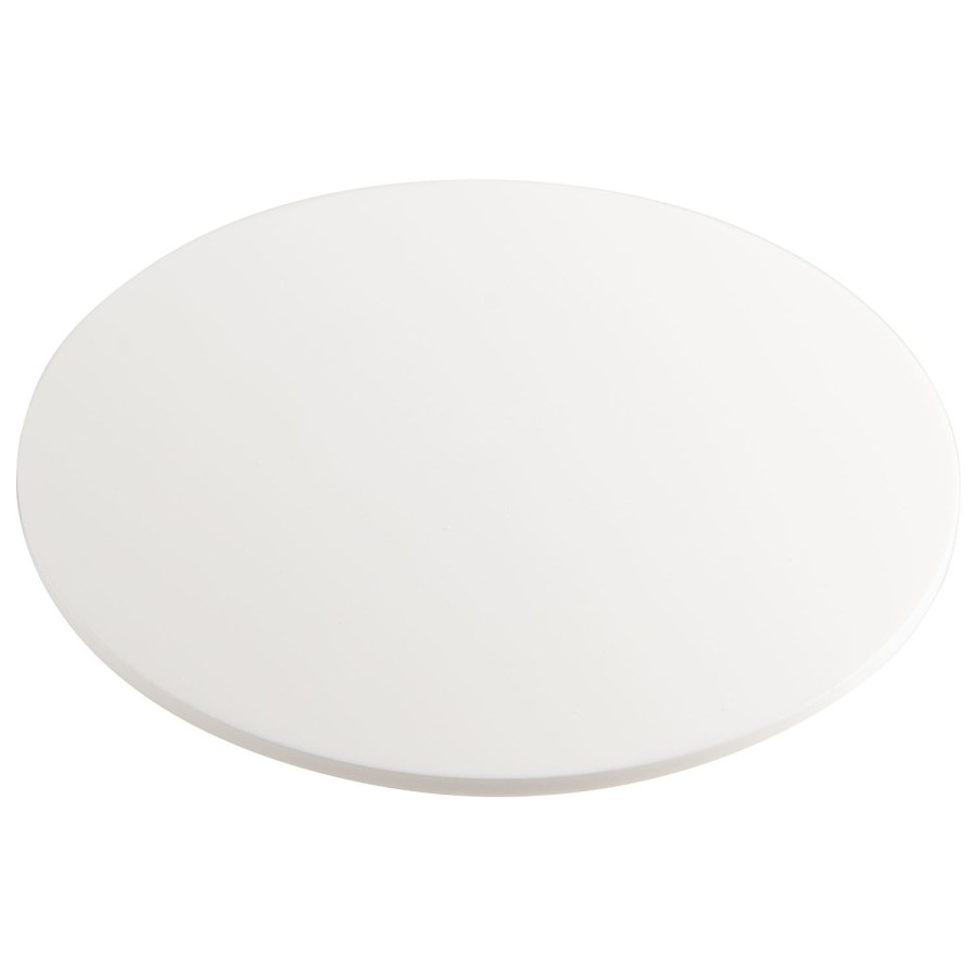 Matt White Stone Resin Bath Waste Cover