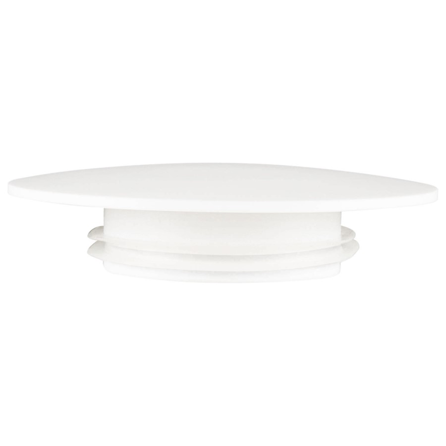 Matt White Stone Resin Bath Waste Cover