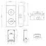 SmarTap Smart Shower System with Black Dual Controller