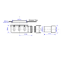 GRADE A1 - 90mm x 50mm Water Seal Shower Trap with 1½" Outlet