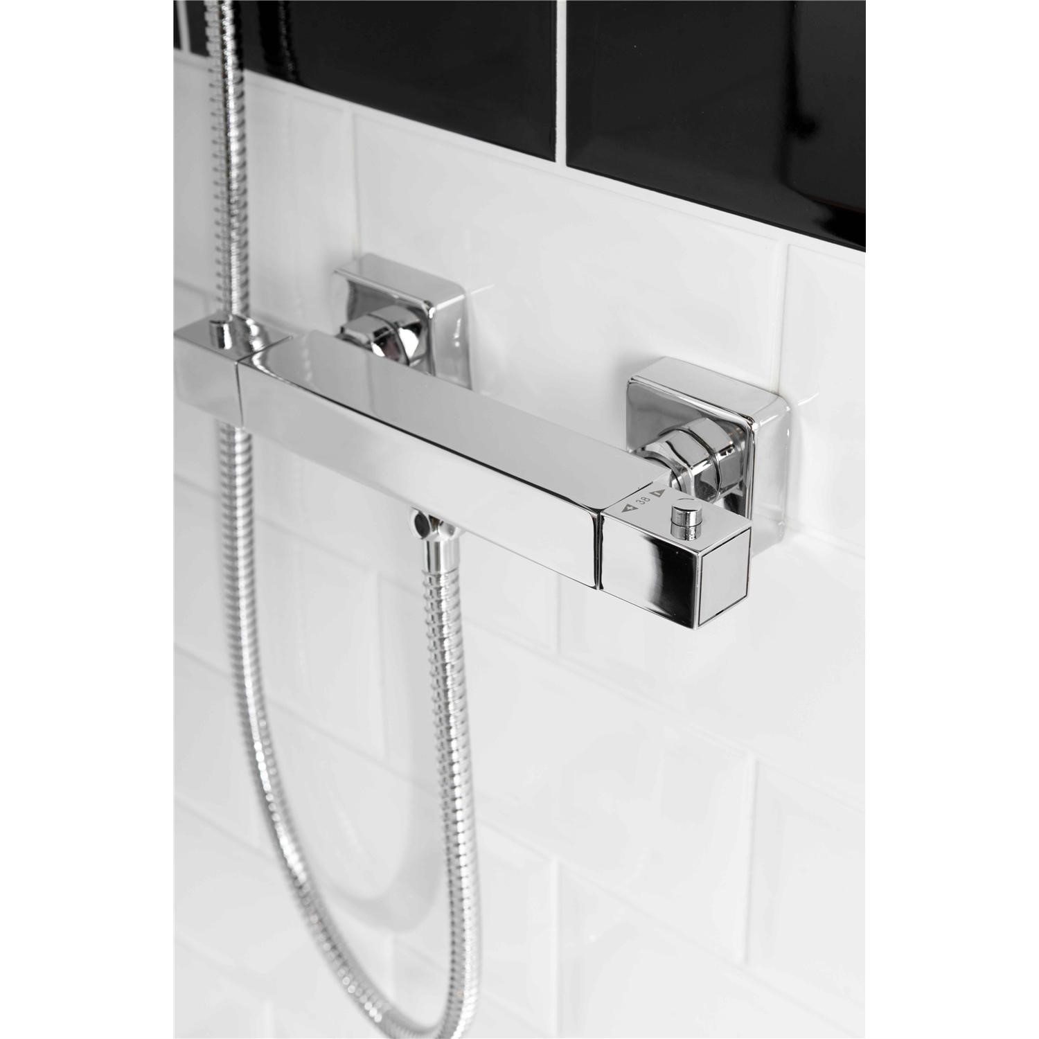 Square Thermostatic Shower Bar Valve Better Bathrooms
