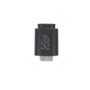 electriQ Smart Modern LED TRV Thermostatic Radiator Valves Wi-Fi Version Anthracite
