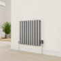 electriQ Smart Modern LED TRV Thermostatic Radiator Valves Wi-Fi Version Black