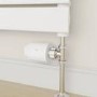 electriQ Smart Modern LED TRV Thermostatic Radiator Valves Wi-Fi Version White