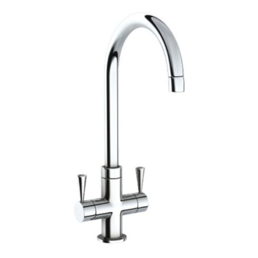 ALMOST PERFECT - Henley Swan Neck Kitchen Mixer Tap - Chrome