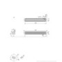 Heban Horizontal Radiator 190 x 1540mm - Industrial Style