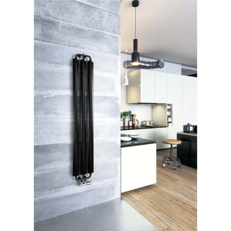 Heban Tall Vertical Radiator 1720mm x 290mm - Industrial Style