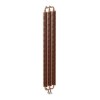 Brushed Copper Tall Vertical Radiator 1720 x 290mm -Industrial Style