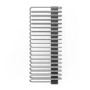 Metallic Grey and Silver Vertical bathroom Towel Radiator 1200 x 500mm