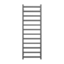 Graphite Vertical Bathroom Towel Radiator with Square Rails 1440 x 500mm