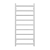 Soft White Vertical Bathroom Towel Radiator with Square Rails 1080 x 500mm
