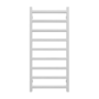 Soft White Vertical Bathroom Towel Radiator with Square Rails 1080 x 500mm