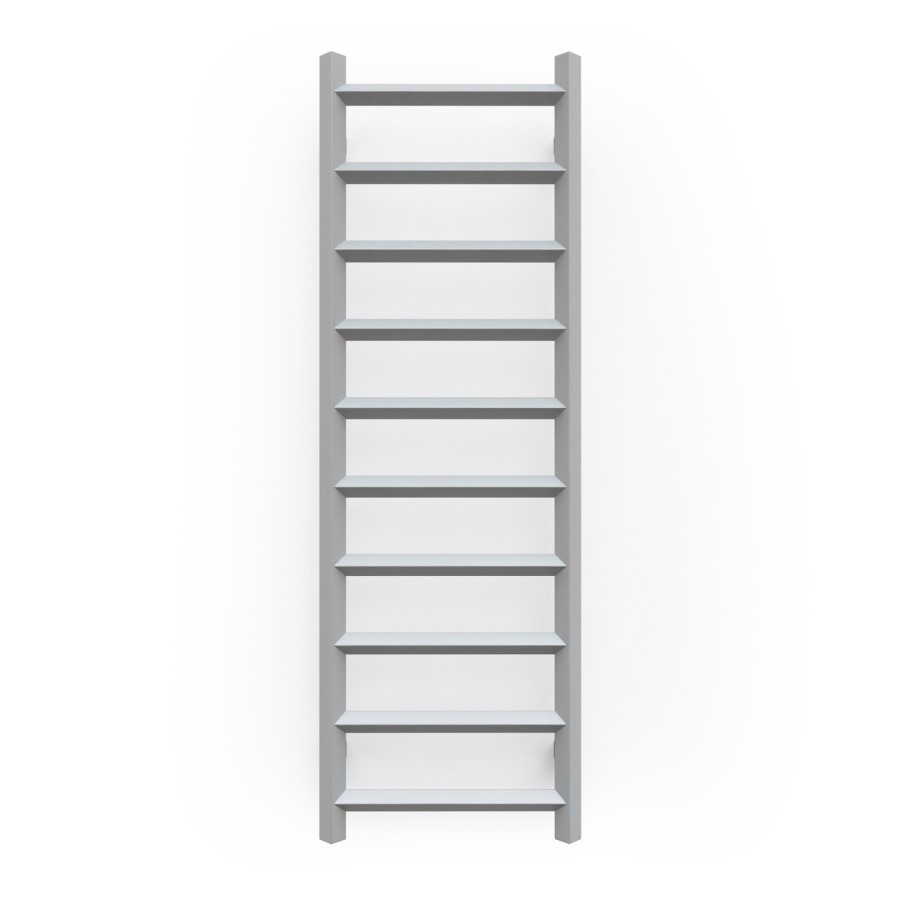 Metallic Silver Vertical bathroom Towel radiator 1200 x 400mm